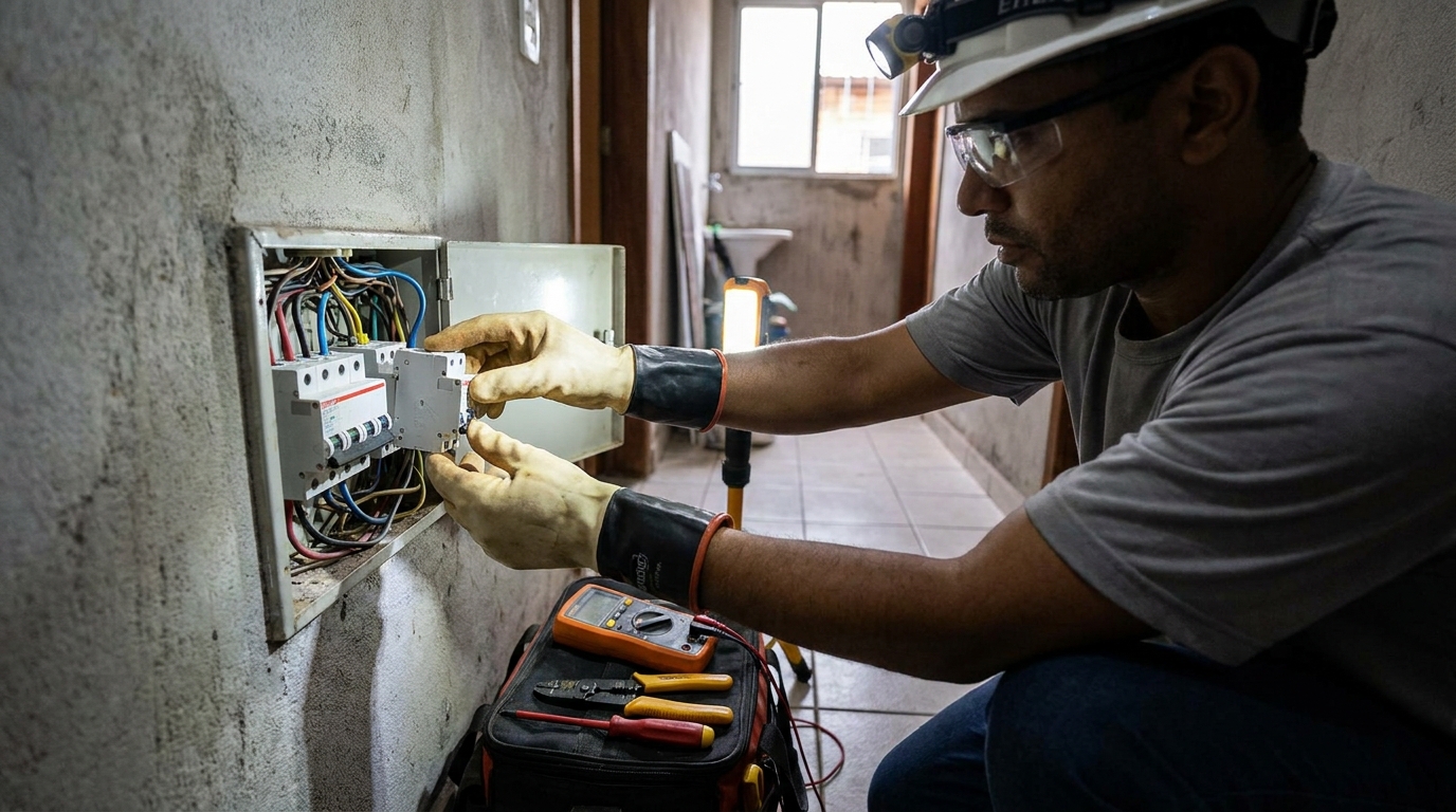 Instalacao de disjuntor profissional em Belém‑PA